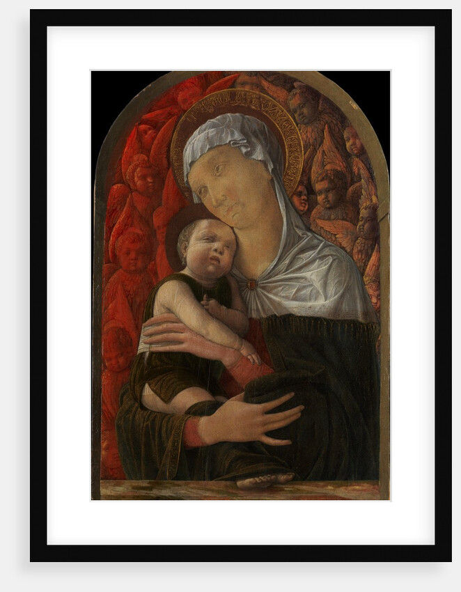 Madonna and Child with Seraphim and Cherubim, ca. 1454 by Andrea Mantegna