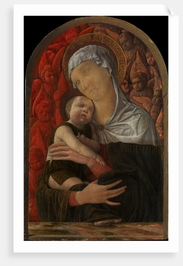 Madonna and Child with Seraphim and Cherubim, ca. 1454 by Andrea Mantegna