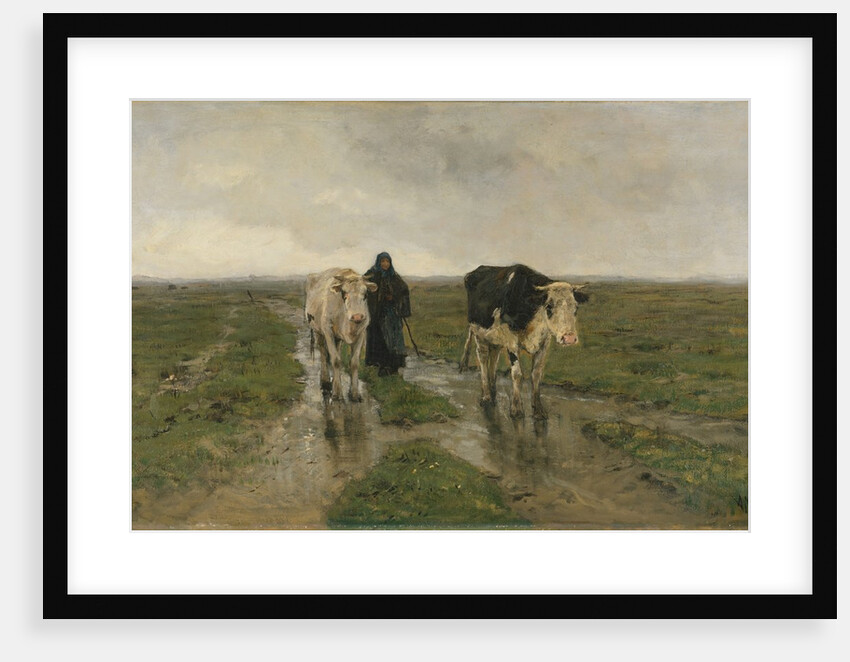 Changing Pasture, ca. 1880s by Anton Mauve