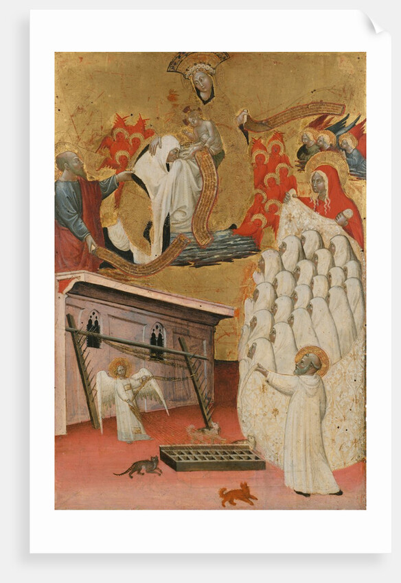 Santa Francesca Romana Clothed by the Virgin, ca. 1445 by Antonio del Massaro da Viterbo