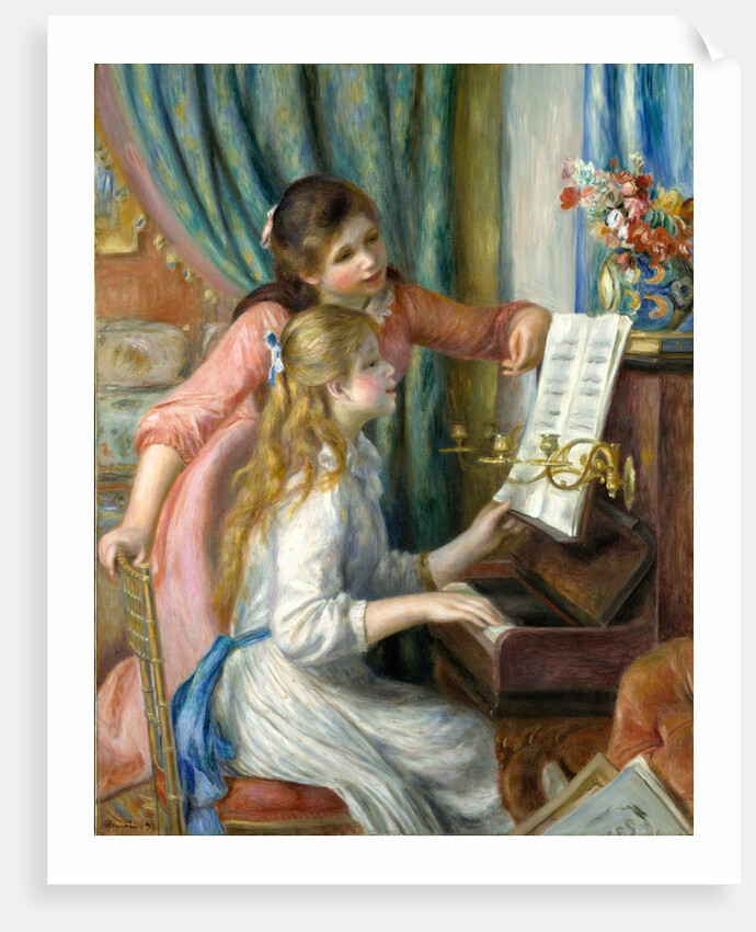 Two Young Girls at the Piano, 1892 by Pierre-Auguste Renoir