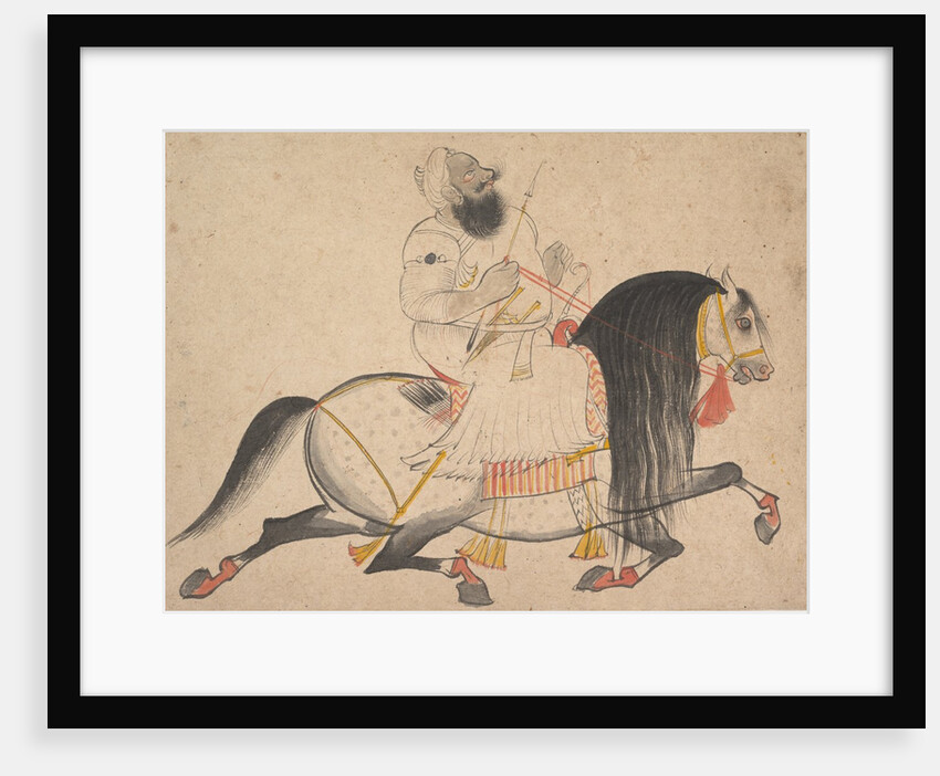 Equestrian Portrait of a Noble, ca. 1775 by Bakhta