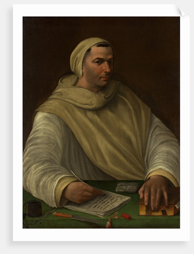 Portrait of an Olivetan Monk by Baldassare Peruzzi