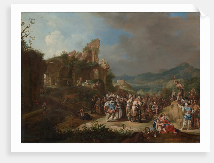 The Preaching of John the Baptist, 1634 by Bartholomeus Breenbergh