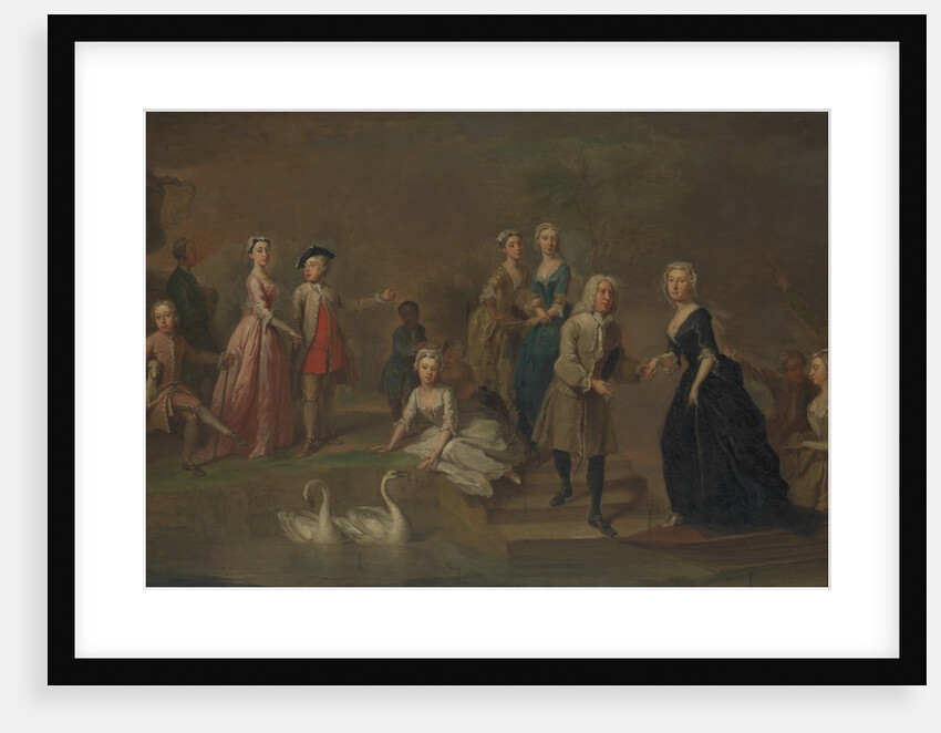 Uvedale Tomkyns Price and Members of His Family, possibly early 1730s by Bartholomew Dandridge