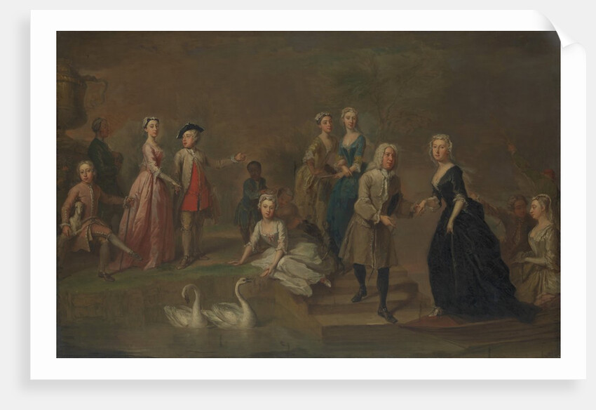 Uvedale Tomkyns Price and Members of His Family, possibly early 1730s by Bartholomew Dandridge