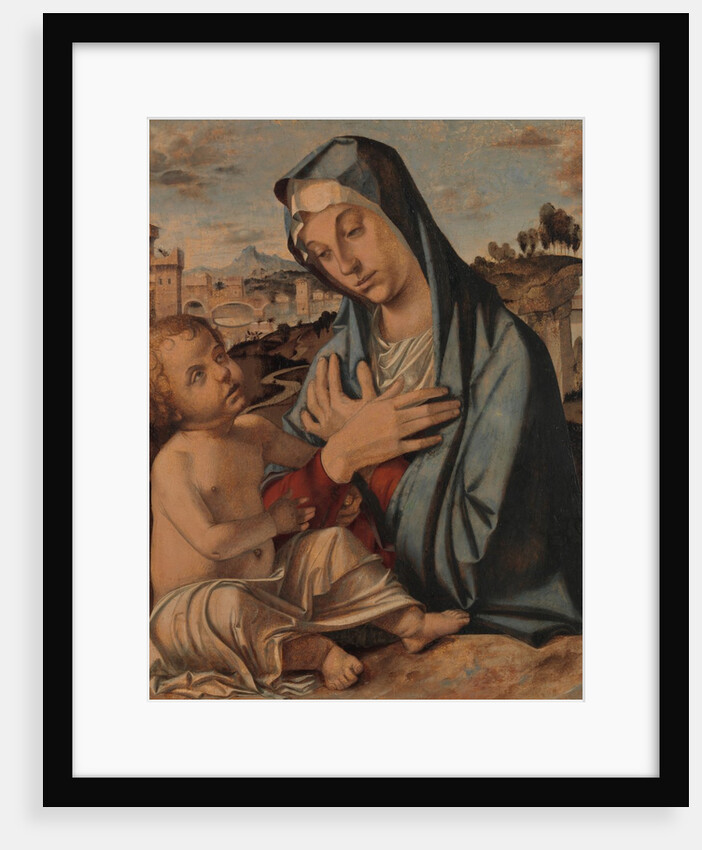 Madonna Adoring the Child by Bartolomeo Montagna