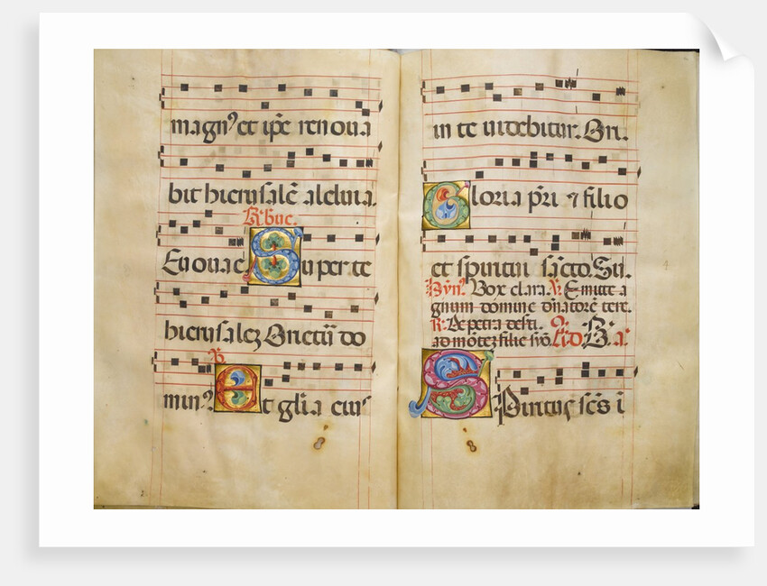 Benedictine Antiphonary, ca. 1467-70 by Belbello da Pavia