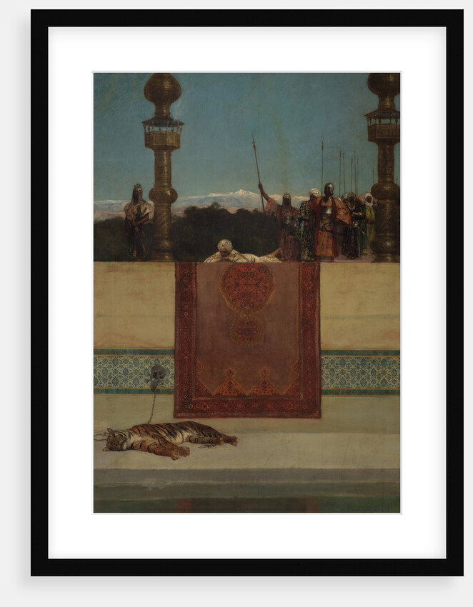 The Sultan's Tiger by Jean Joseph Benjamin Constant