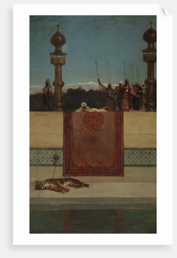 The Sultan's Tiger by Jean Joseph Benjamin Constant