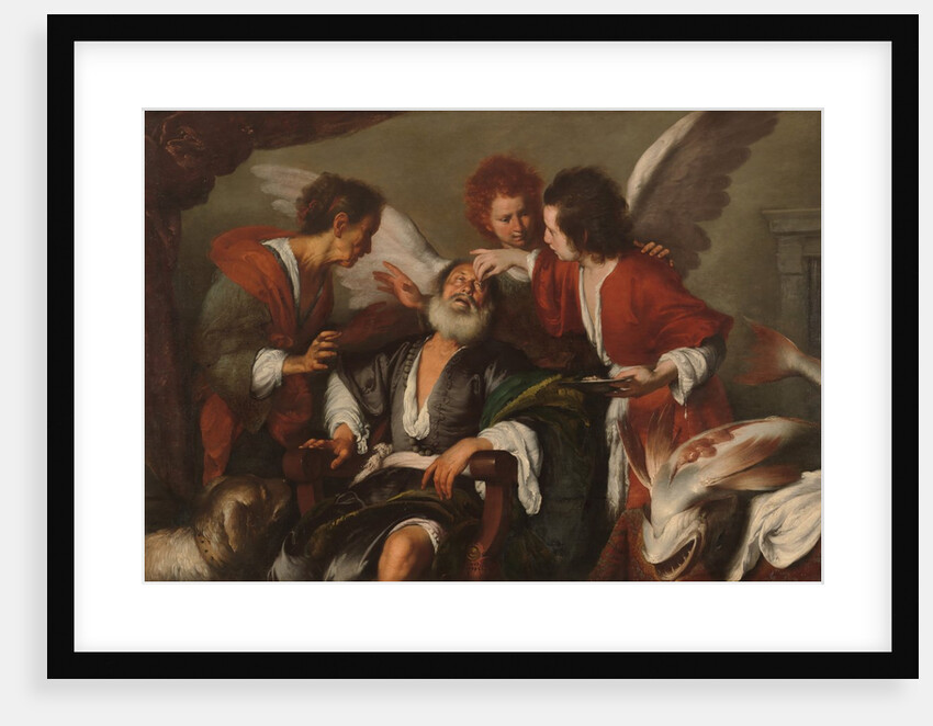 Tobias Curing His Father's Blindness, 1630-35 by Bernardo Strozzi