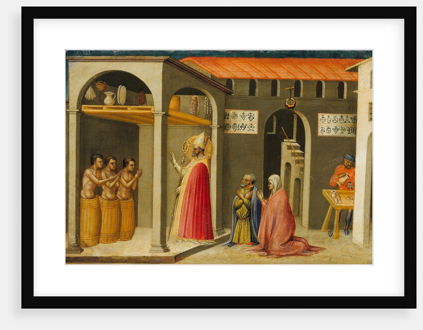 Saint Nicholas Resuscitating Three Youths, 1433-35 by Bicci di Lorenzo
