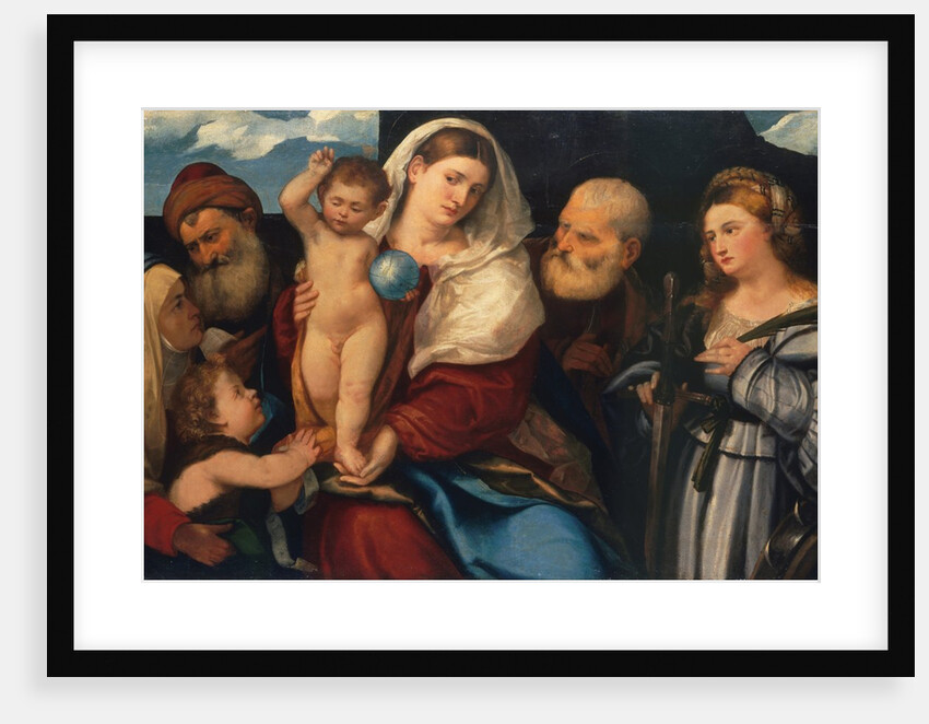 Madonna and Child with Saints by Bonifacio de' Pitati