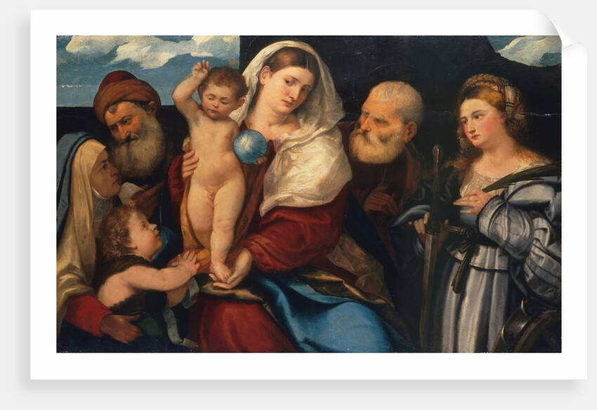 Madonna and Child with Saints by Bonifacio de' Pitati