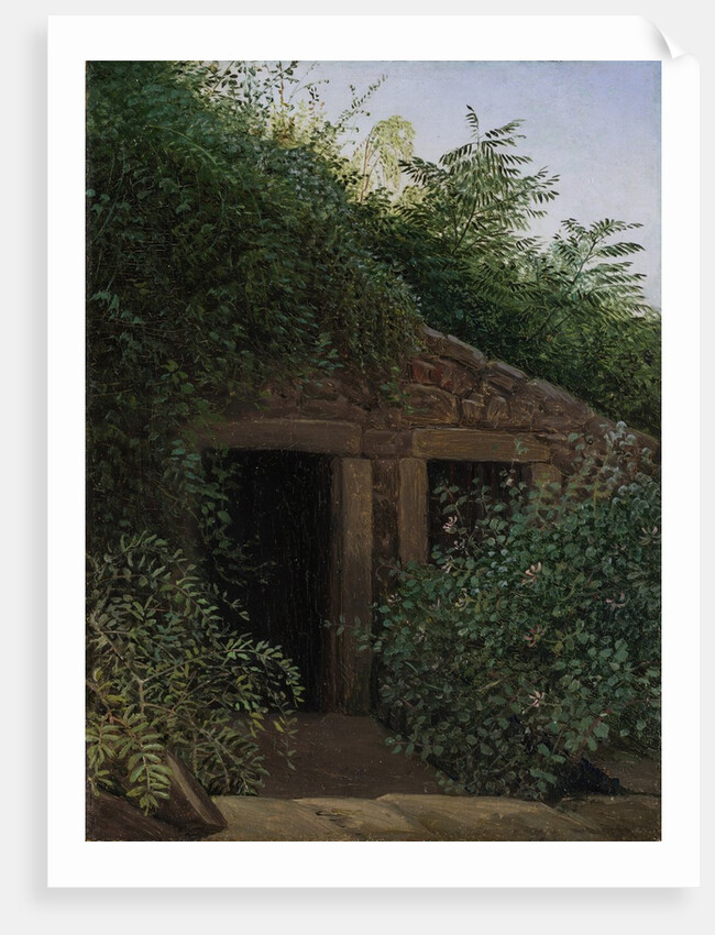 An Overgrown Mineshaft, ca. 1824 by Carl Gustav Carus