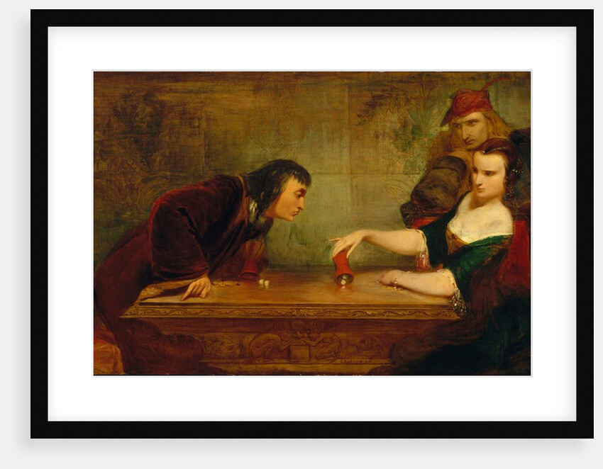 The Last Throw, ca. 1840 by Charles Robert Leslie