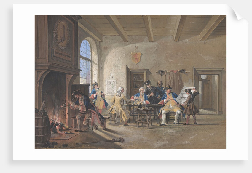 Guardroom Scene, 1744 by Cornelis Troost