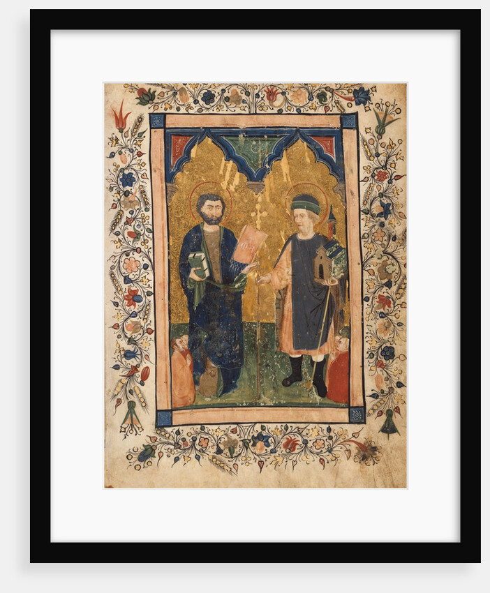 Saint Mark the Evangelist and Saint Sinibaldus Venerated by Members of a Lay…, ca. 1425-34 by Cristoforo Cortese