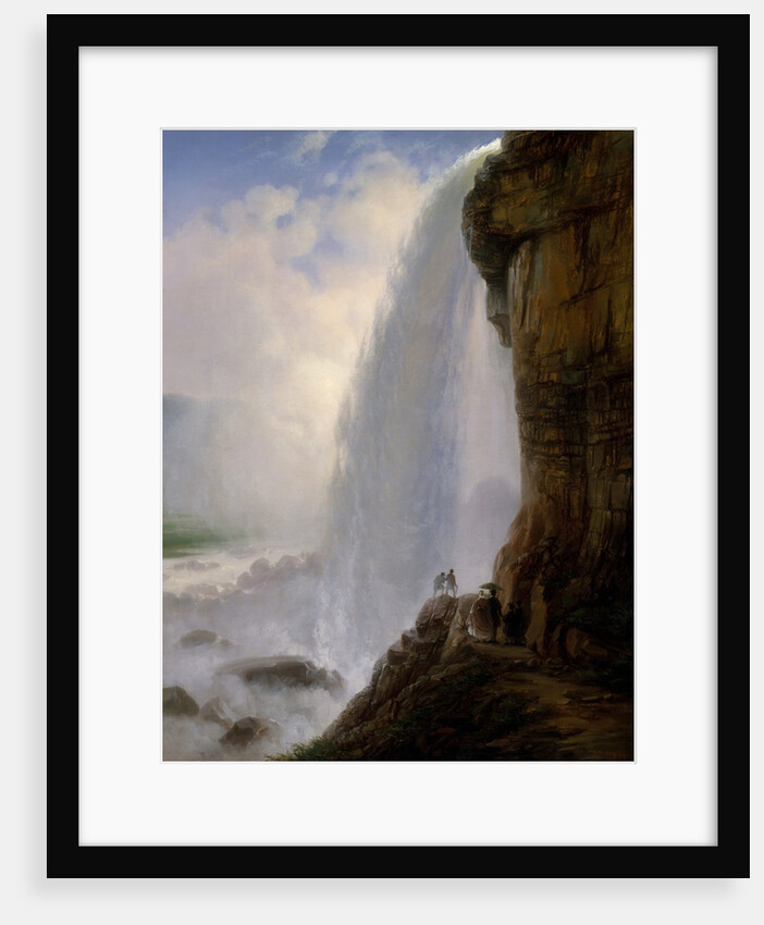 Underneath Niagara Falls, 1862 by Joachim Ferdinand Richardt