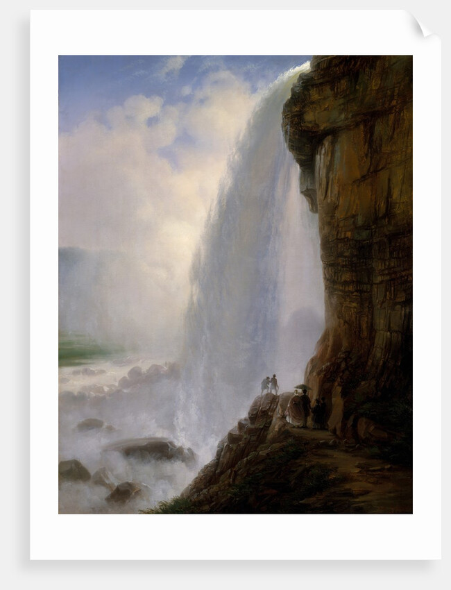 Underneath Niagara Falls, 1862 by Joachim Ferdinand Richardt