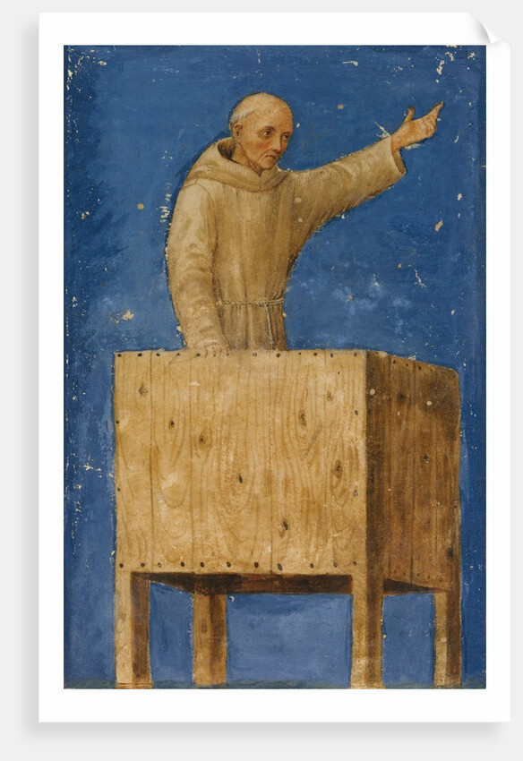 Saint Bernardino Preaching from a Pulpit, ca. 1470-75 by Francesco di Giorgio Martini