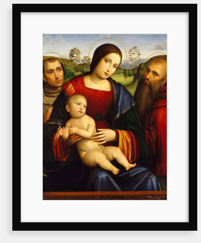 Madonna and Child with Saints Francis and Jerome, ca. 1512-15 by Francesco Francia