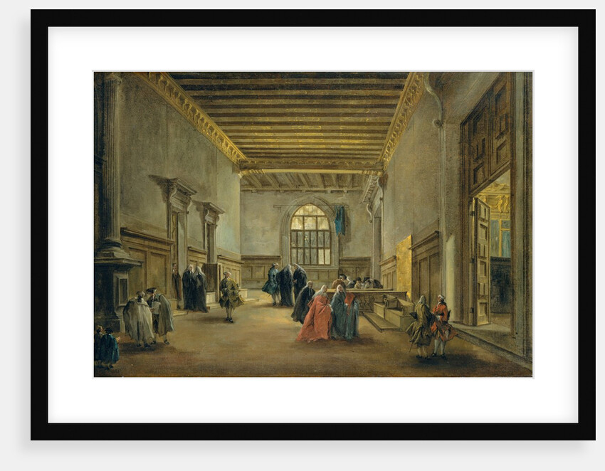 The Antechamber of the Sala del Maggior Consiglio, ca. 1765-68 by Francesco Guardi