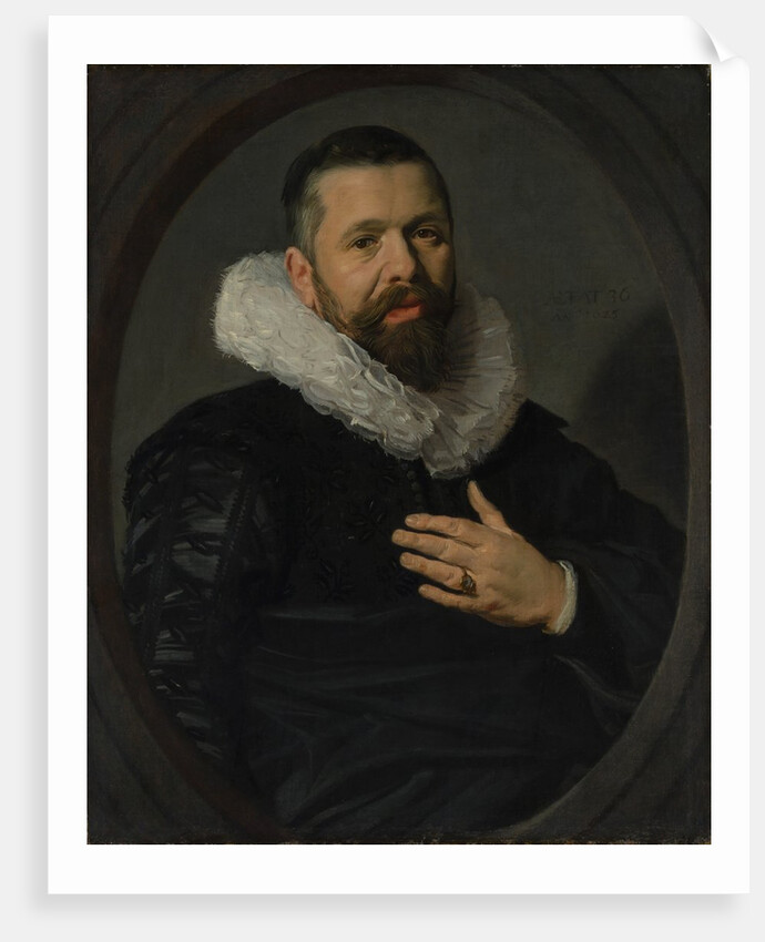 Portrait of a Bearded Man with a Ruff, 1625 by Frans Hals