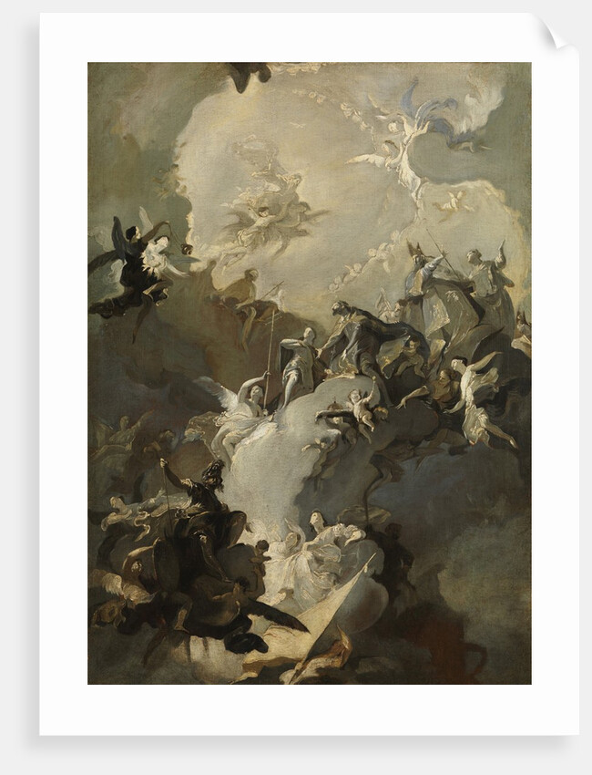 The Glorification of the Royal Hungarian Saints, ca. 1772-73 by Franz Anton Maulbertsch