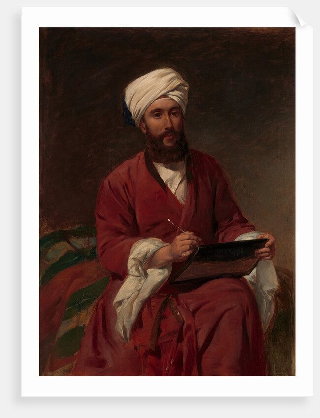 William Edward Dighton in Middle Eastern Dress, ca. 1852-53 by Frederick Goodall