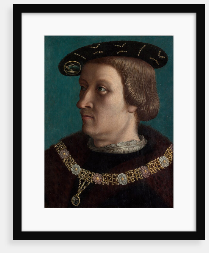 Portrait of a Man Wearing the Order of the Annunziata of Savoy by French Painter