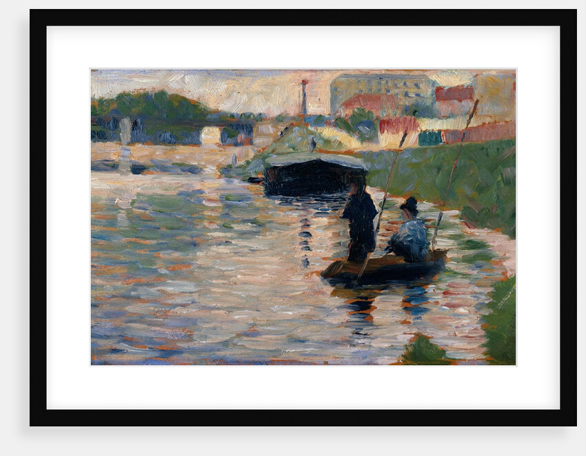 View of the Seine, 1882-83 by Georges-Pierre Seurat