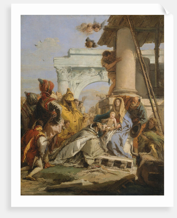 The Adoration of the Magi, late 1750s by Giovanni Battista Tiepolo