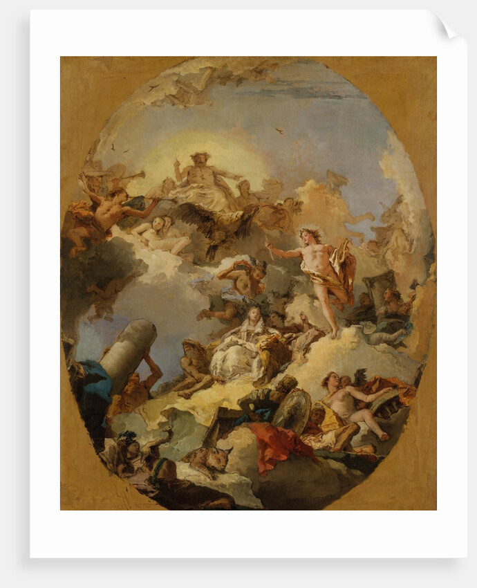 The Apotheosis of the Spanish Monarchy, 1760s by Giovanni Battista Tiepolo