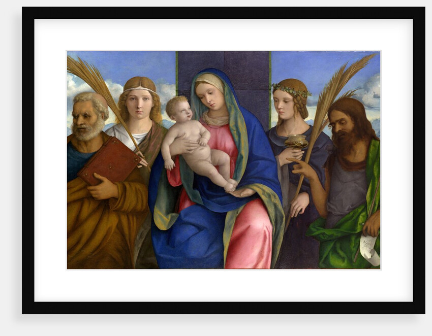 Madonna and Child with Saints by Giovanni Bellini
