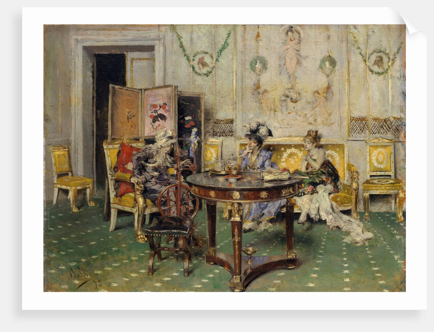Gossip, 1873 by Giovanni Boldini