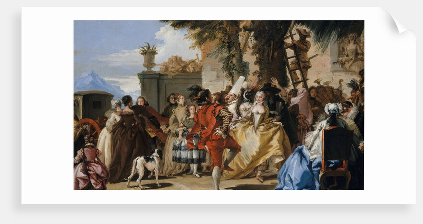 A Dance in the Country, ca. 1755 by Giovanni Domenico Tiepolo