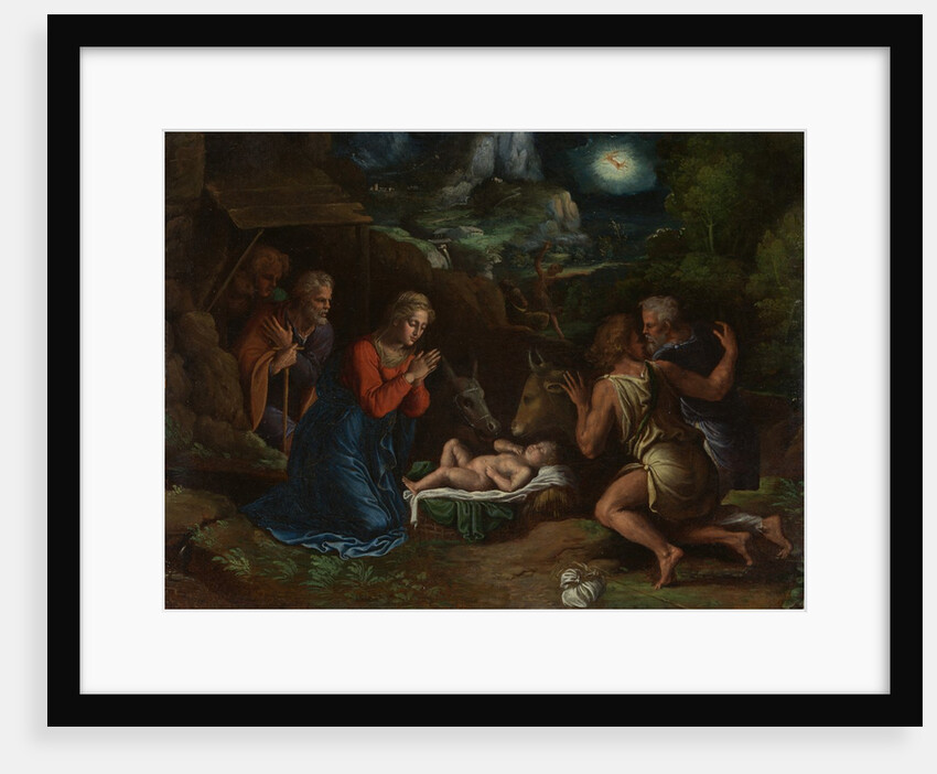 The Adoration of the Shepherds, ca. 1535-40 by Girolamo da Carpi