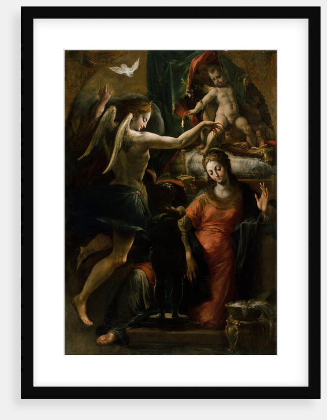 The Annunciation by Girolamo Mazzola Bedoli