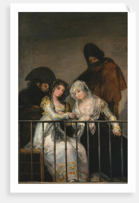 Majas on a Balcony, ca. 1800-1810 by Francisco Goya