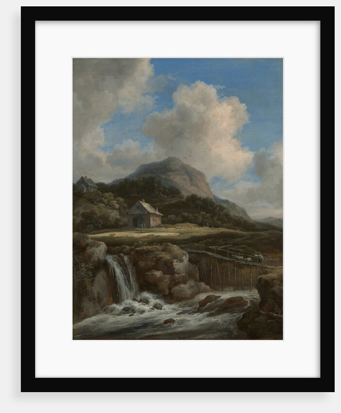 Mountain Torrent, 1670s by Jacob van Ruisdael