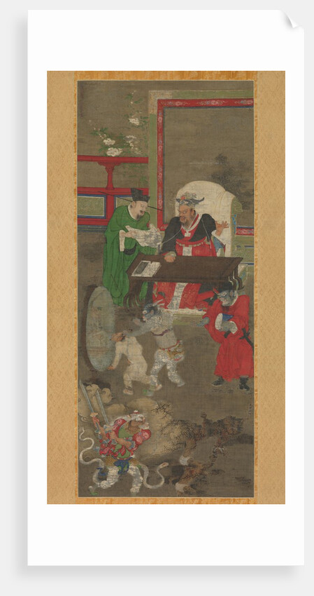 Ten Kings of Hell, before 1195 by Jin Chushi