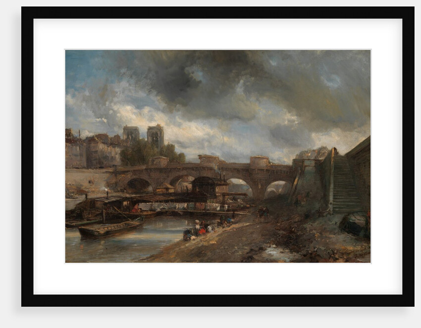 The Pont Neuf, 1849-50 by Johan Barthold Jongkind