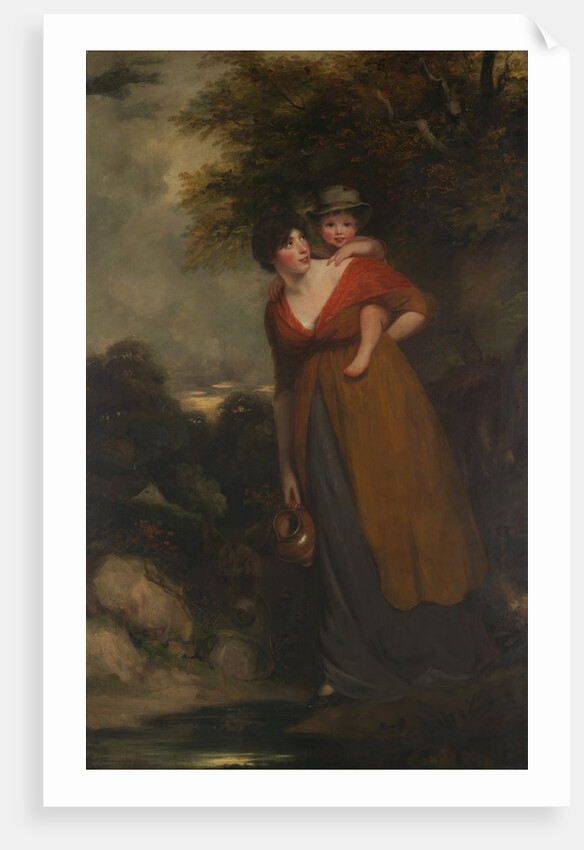 Mrs. Richard Brinsley Sheridan and Her Son…) by John Hoppner