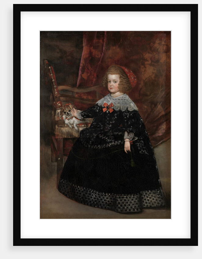 Maria Teresa, Infanta of Spain, ca. 1645 by Juan Battista Martinez del Mazo