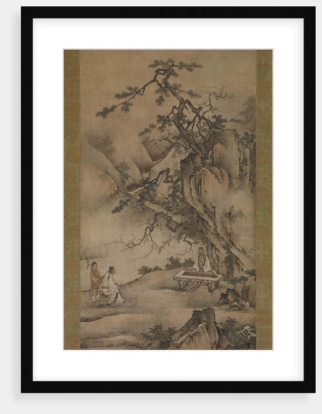 Bo Ya Plays the Qin as Zhong Ziqi Listens, 1530s by Unknown