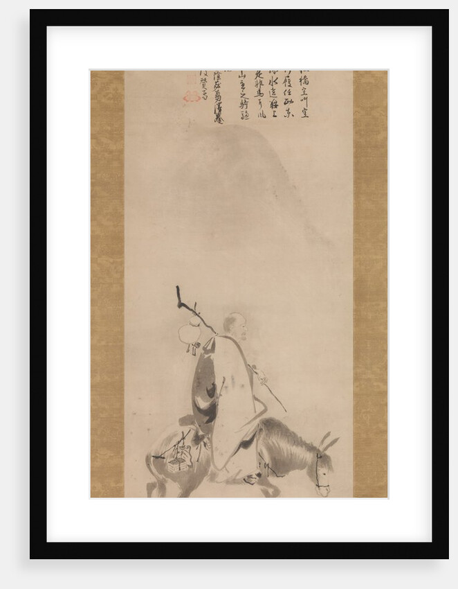 Zheng Huangniu and Yushanzhu, early 17th century by Kano Naizen