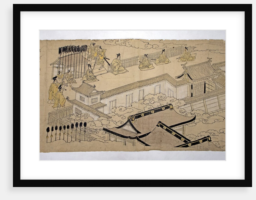 Procession of the Emperor and His Suite, 1626 by Kano School