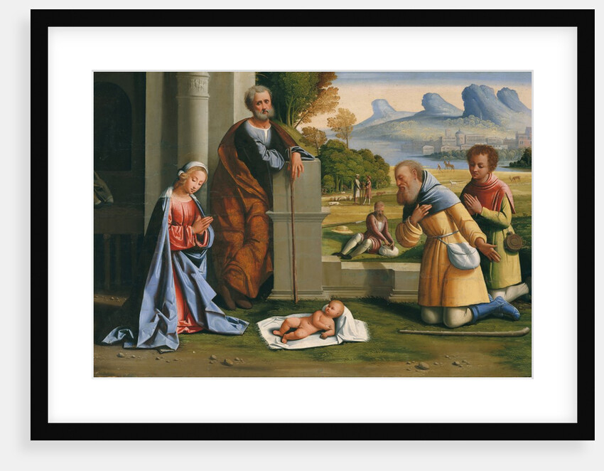 The Adoration of the Shepherds by L'Ortolano