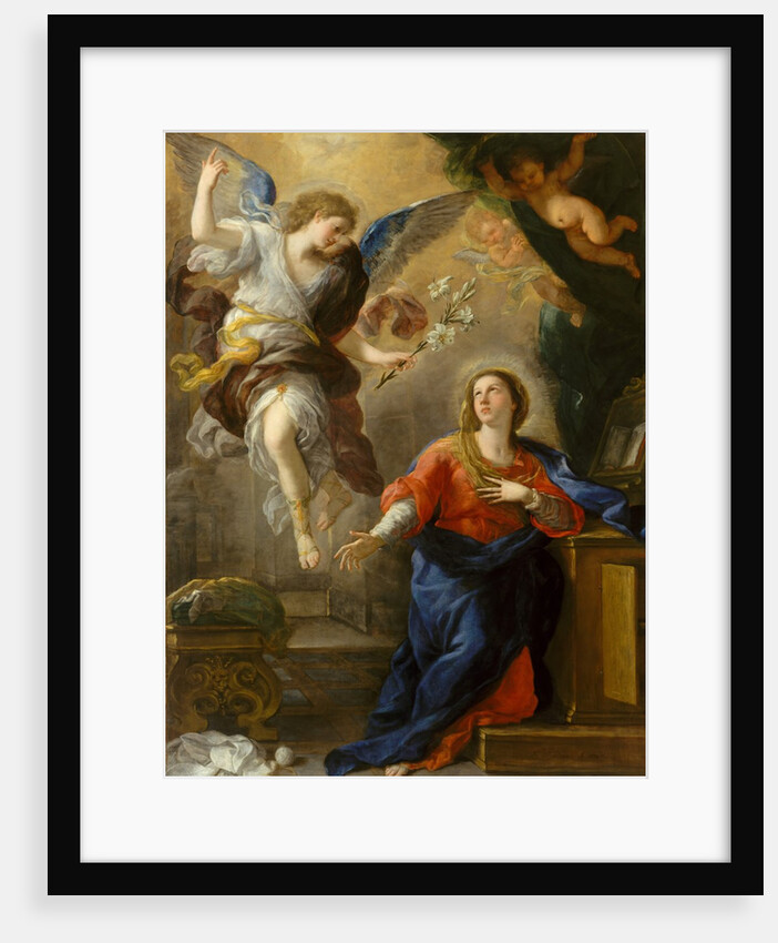 The Annunciation, 1672 by Luca Giordano